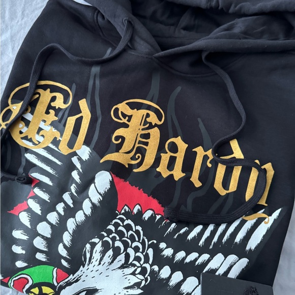#240 (NWT) ED HARDY HOODIE. CLASSIC ART. - Picture 3 of 11